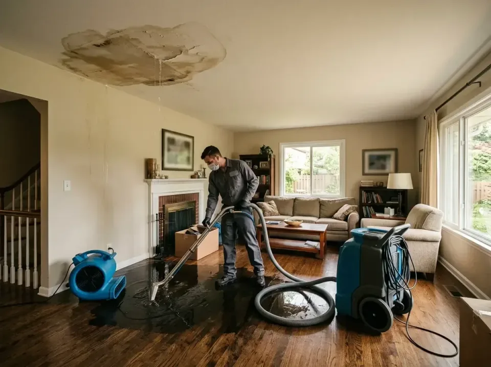 attic-pipe-burst-ceiling-drip-008 — frequently asked questions, Water Damage Restoration & Carpet Care in New London, CT